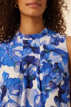 Jocelyn Viscose Crepe Blouse - Cecily Floral -NovaWear Shop 0785 Jocelyn Crepe Cecily 4