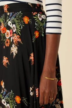 Blaze Ecovero Skirt - Treviso Orange -NovaWear Shop 07 10126 Blaze Viscose Lined Treviso Orange 5