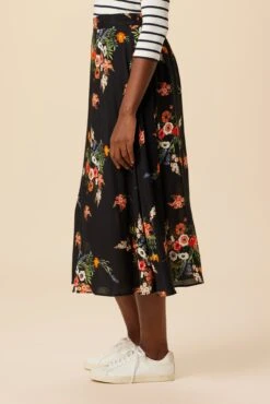 Blaze Ecovero Skirt - Treviso Orange -NovaWear Shop 07 10126 Blaze Viscose Lined Treviso Orange 7