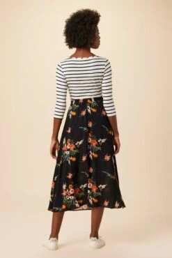 Blaze Ecovero Skirt - Treviso Orange -NovaWear Shop 07 10126 Blaze Viscose Lined Treviso Orange 8