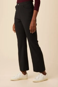 Beatrice High Rise Flare Pant - Black -NovaWear Shop 10034 HR Beatrice Black 2