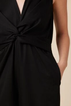 Cayenne Tencel Jumpsuit - Black 8 Cayenne Tencel Jumpsuit - Black -NovaWear Shop 10134 Cayenne Twill Black 4