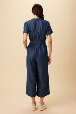 Bijou Denim Tencel Jumpsuit - Indigo -NovaWear Shop 10211 Bijou Tencel Indigo 3