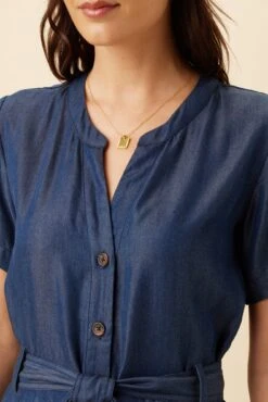 Bijou Denim Tencel Jumpsuit - Indigo -NovaWear Shop 10211 Bijou Tencel Indigo 4