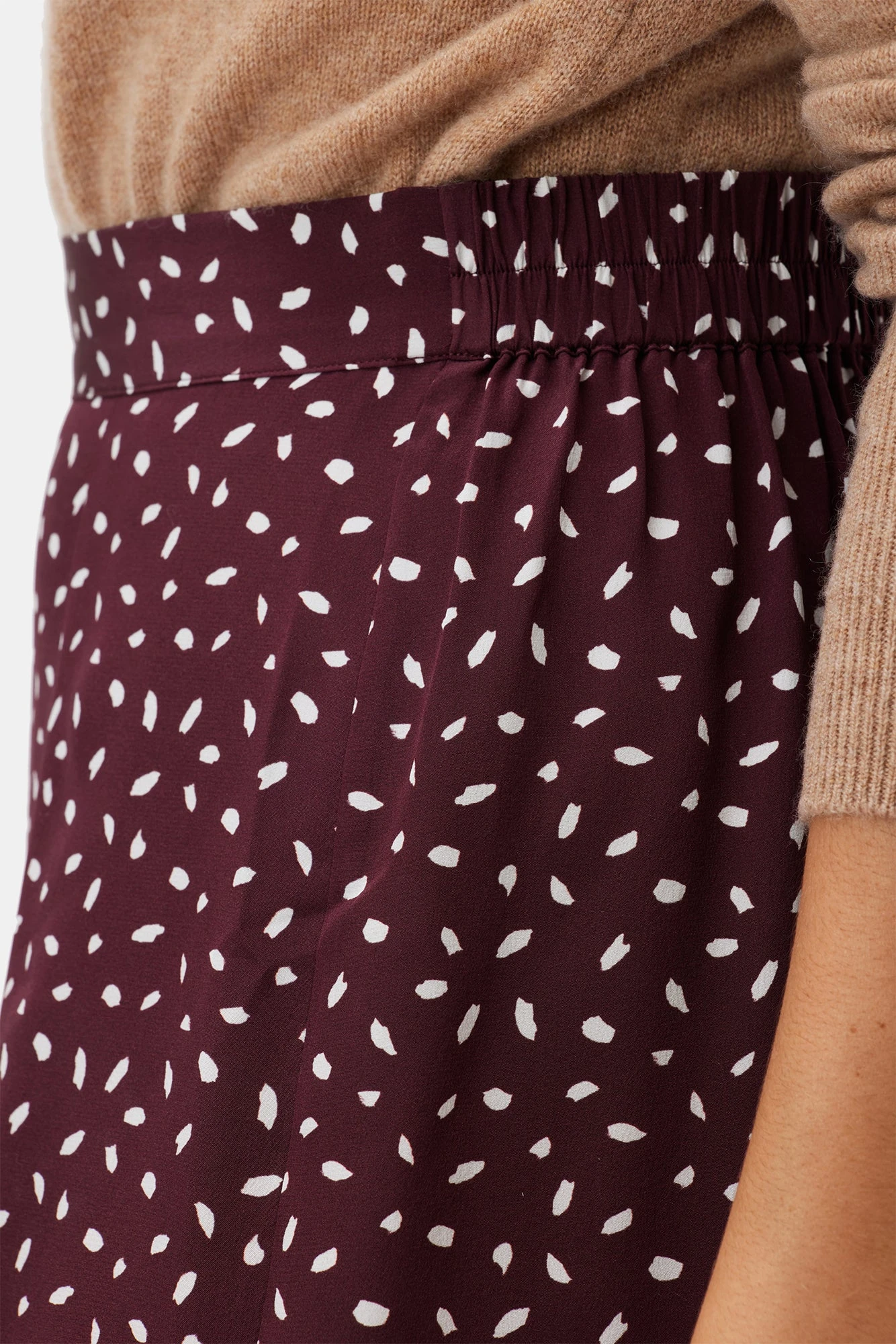 Ollie Washable Silk Skirt - Doucet Dot Vineyard 5 Ollie Washable Silk Skirt - Doucet Dot Vineyard - Image 5
