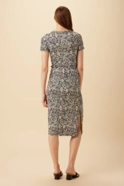 Vindy Viscose Knit Skirt - Nina Black -NovaWear Shop 10276 Vindy Viscose Knit Nina Black 3