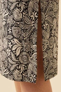 Vindy Viscose Knit Skirt - Nina Black -NovaWear Shop 10276 Vindy Viscose Knit Nina Black 5