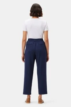 Roni Cotton Modal Spandex Pant - Navy 8 Roni Cotton Modal Spandex Pant - Navy -NovaWear Shop 10368 Roni Navy 3