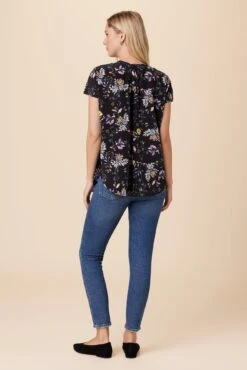 Renata Washable Silk Blouse - French Jardin Black -NovaWear Shop 1068 Renata French Jardin Black 3 b4ed0c04 3f05 40e8 ab24 71d39293d095