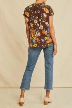 Renata Washable Silk Blouse - Palermo Print -NovaWear Shop 1068 Renata Washable Silk Palermo Print 0776 web 32c653e2 22b5 40db a416 d3609b930b23