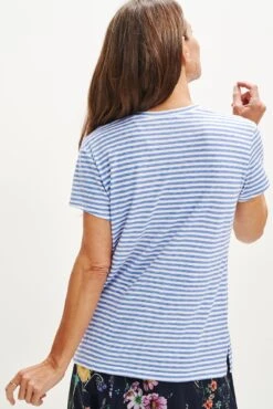 Leif Reverie Slub Tee - Soleil Stripe Sky 7 Leif Reverie Slub Tee - Soleil Stripe Sky -NovaWear Shop 1335 Leif Soliel Stripe Sky Ivory 1516 web 2b6f4ffe 2b1c 4936 8d59 98326de3914b