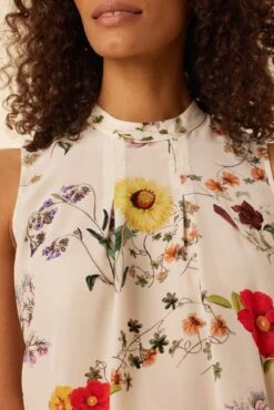 Jocelyn Washable Silk Blouse - Provence Ivory -NovaWear Shop 1364R1 Jocelyn Provence Ivory 4