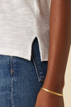 Leif Reverie Slub Tee - White -NovaWear Shop 18 1335 Leif White 4