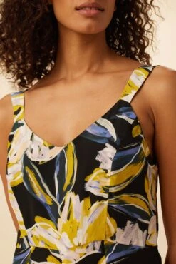 Brea Washable Silk Jumpsuit - Marbella -NovaWear Shop 2008 Brea Marbella Floral 4