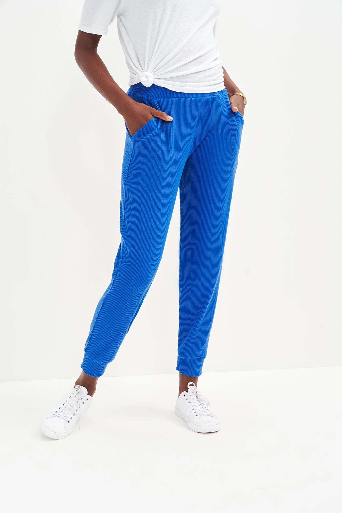Skylar Paris Rib Joggers - Lapis 1 Skylar Paris Rib Joggers - Lapis