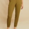 Skylar Paris Rib Joggers - Matcha