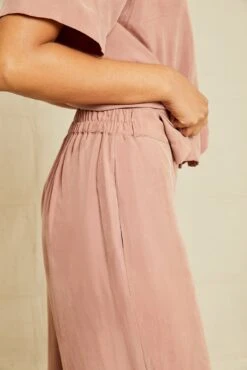 Mabel Cottonseed Cupro Pajama Pants - Quartz -NovaWear Shop 211013 AV October ECOMM 0222MabelPJBottomQuartzCupro 6276 web 3384707f f21c 44f4 9fa6 d0870185639e