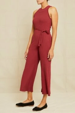 Maja Paris Rib Jumpsuit - Mulberry -NovaWear Shop 211013 AV October ECOMM 0475MajaMulberryParisRib 8531 web 5315ecd1 1fe7 4f67 8735 4f29bdcde235