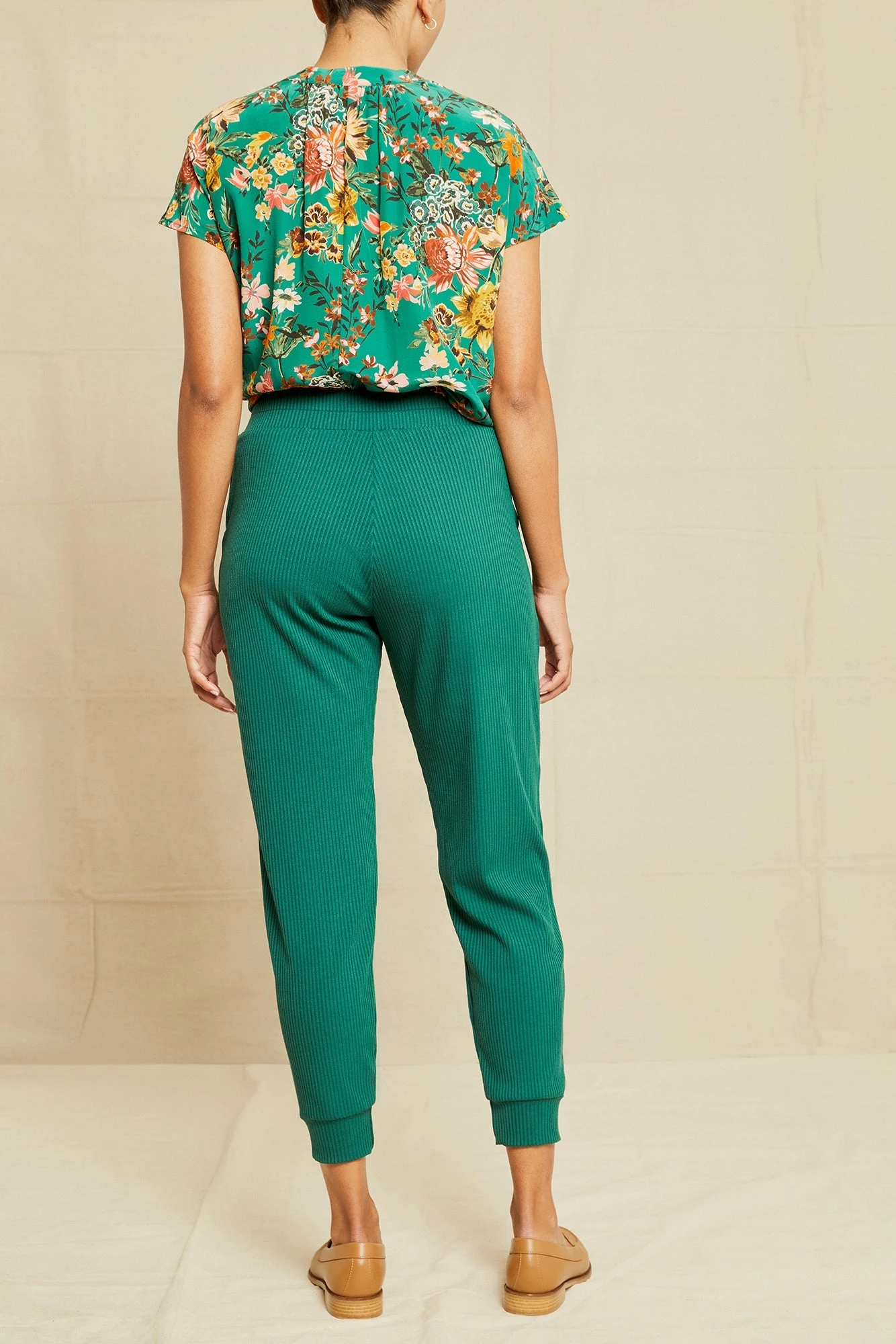 Skylar Paris Rib Joggers - Jadeite 3 Skylar Paris Rib Joggers - Jadeite - Image 3