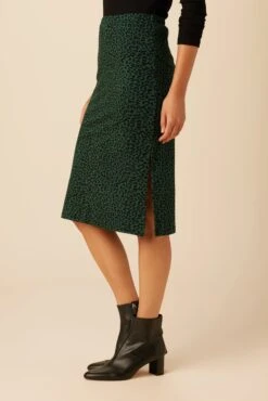 Vindy Reverie Knit Skirt - Forest Leopard -NovaWear Shop 23 0220 Vindy Forest Leopard 2