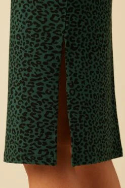 Vindy Reverie Knit Skirt - Forest Leopard -NovaWear Shop 23 0220 Vindy Forest Leopard 5