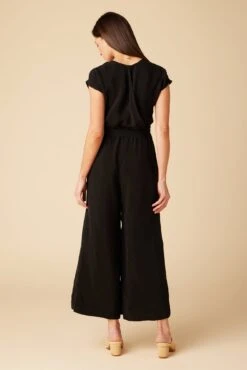 Wynnie Cupro Jumpsuit - Black -NovaWear Shop 451 Wynnie Cupro Black 3