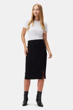 Gadot Paris Rib Skirt - Black -NovaWear Shop 612 Gadot Novelty Black 4 7ed2a757 cc3e 4f3f b31d d9114b6324d6