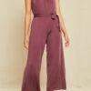 Georgina Tencel Luxe Jumpsuit - Pinot