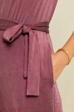 Georgina Tencel Luxe Jumpsuit - Pinot -NovaWear Shop 6670 Georgina OL EXCLUSIVE ONLY Pinot 14109