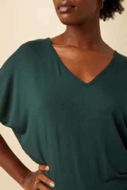 Mayr Dream Knit Tee - Darkest Spruce -NovaWear Shop 7044 Mayr Darkest Spruce 4