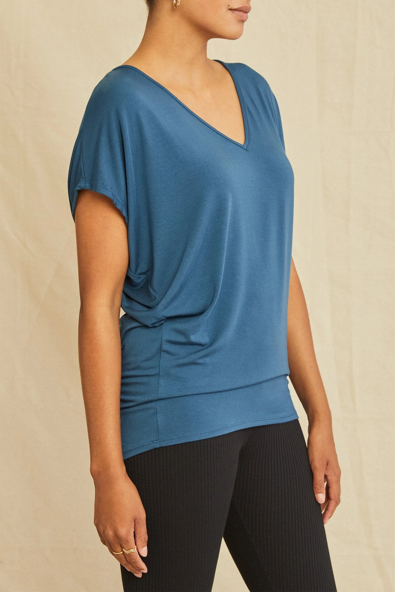 Mayr Dream Knit Tee - Azure 3 Mayr Dream Knit Tee - Azure - Image 3