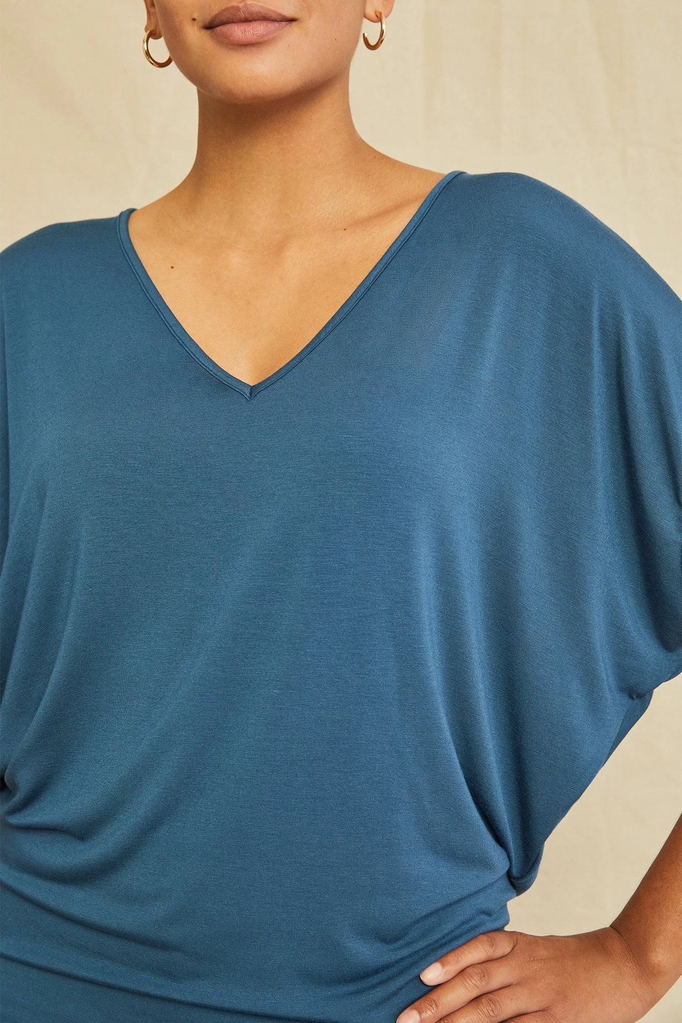 Mayr Dream Knit Tee - Azure 4 Mayr Dream Knit Tee - Azure - Image 4
