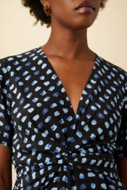 Fantasia Washable Silk Jumpsuit - Squared Up Black 7 Fantasia Washable Silk Jumpsuit - Squared Up Black -NovaWear Shop 7551 Fantasia Squared Up Black 4