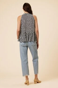 Dahlia Ecovero Blouse - Calico Navy -NovaWear Shop 7905 Dahlia Calico Navy 3