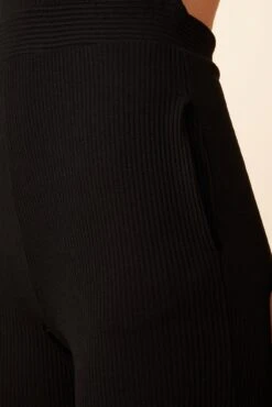 Gretchen Paris Rib Jumpsuit - Black -NovaWear Shop 7918 Gretchen Black 5