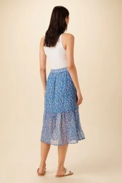 Firenza Nouveau Silk Skirt - Brooklyn Floral -NovaWear Shop 7957 Firenza Brooklyn 3