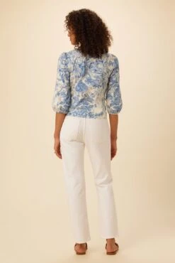 Annika Organic Cotton Blouse - Cotswolds -NovaWear Shop 7972 Annika Cotswolds 3