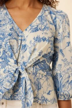 Annika Organic Cotton Blouse - Cotswolds -NovaWear Shop 7972 Annika Cotswolds 4