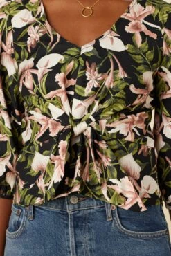 Annika Organic Cotton Blouse - Lily -NovaWear Shop 7972 Annika Lily 4