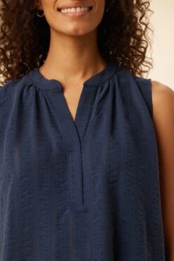 Alicia Tencel Blouse - Black Iris -NovaWear Shop 7976 Alicia Black Iris 4