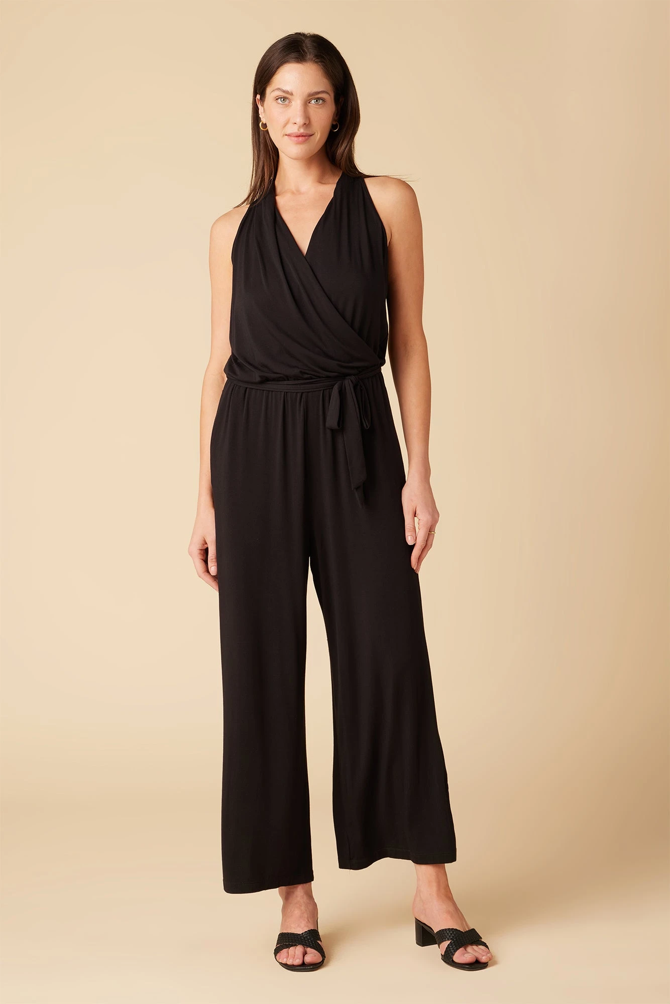 Agnes Dream Knit Jumpsuit - Black 1 Agnes Dream Knit Jumpsuit - Black