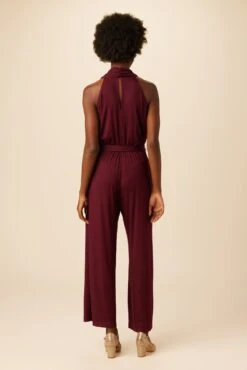 Agnes Dream Knit Jumpsuit - Plum 7 Agnes Dream Knit Jumpsuit - Plum -NovaWear Shop 7996 Agnes Jumpsuit Plum 3