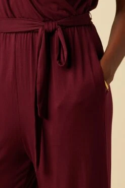 Agnes Dream Knit Jumpsuit - Plum 8 Agnes Dream Knit Jumpsuit - Plum -NovaWear Shop 7996 Agnes Jumpsuit Plum 4