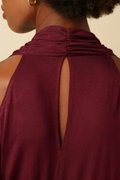 Agnes Dream Knit Jumpsuit - Plum 9 Agnes Dream Knit Jumpsuit - Plum -NovaWear Shop 7996 Agnes Jumpsuit Plum 5