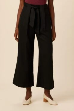 Eldora Tencel Wide Leg Pant - Black -NovaWear Shop 9360 Eldora Black 1