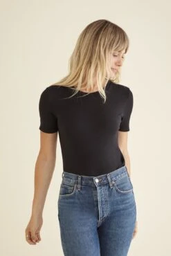 Talin Dream Rib Tee -NovaWear Shop 9367 Talin Black 1838 web