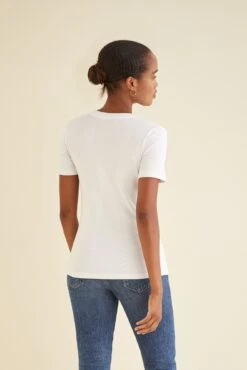 Talin Dream Rib Tee -NovaWear Shop 9367 Talin White 1805 web