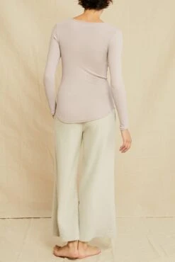 Itana Long Sleeve Dream Rib Tee - Dawn -NovaWear Shop 9456 Itana Dawn 0315 web 6b155219 7e63 459b 9643 f609697b4dfd