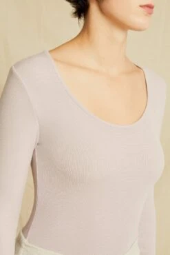 Itana Long Sleeve Dream Rib Tee - Dawn -NovaWear Shop 9456 Itana Dawn 0428 web c2a67460 d758 4ade 8999 d1a9d41e3f02