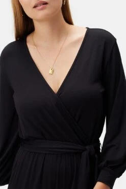 Everley Dream Knit Jumpsuit - Black -NovaWear Shop 9623 Everley Jumpsuit Black 4